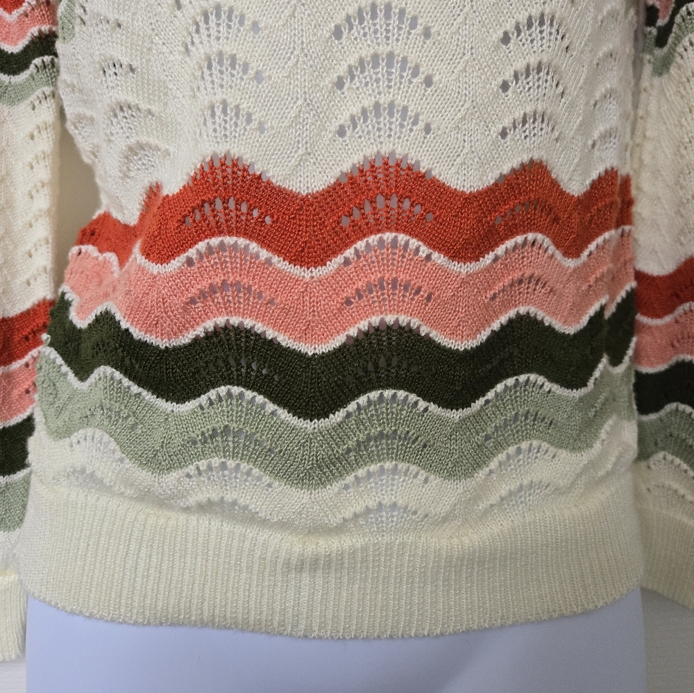Vintage 90s Rosanna Knit Crewneck Sweater size small - Picture 7 of 12